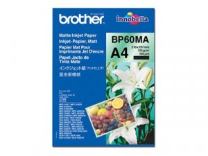 Brother BP60MA Matte Inkjet Paper - Matný - A4 (210 x 297 mm) - 145 g/m2 - 25 listy papír - pro Brother DCP-J1140, J1200, J1800, J4140, J926, J981, MFC-J2340, J3540, J3940, J4335, J739