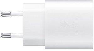 Samsung cestovní nabíječka EP-TA800NWE, Quickcharge 25W, USB-C, bílá