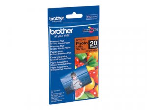 Brother BP - Lesklý - 100 x 150 mm 20 listy fotografický papír - pro Brother DCP-J1140, J1200, T720, MFC-J1010, J1012, J2340, J3540, J3940, J4335, J4340, J5340