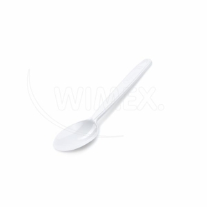 Lžička kávová PP 13 cm vratná bílá 50 ks
