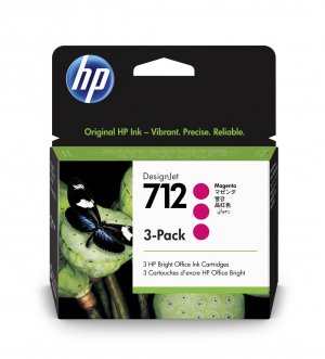 Náplň HP č.712, 3ED78A purpurová 3-pack
