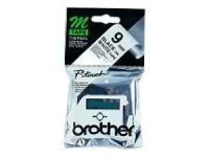 Brother M-K221SBZ - Černá na bílé - Role (0,9 cm x 4 m) 1 kazeta/y nelaminovaná páska - pro P-Touch PT-55, PT-65, PT-75, PT-80, PT-85, PT-BB4, PT-M95