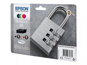 Náplň Epson 35, C13T35864020 CMYK multipack blistr s RF / akustickým alarmem