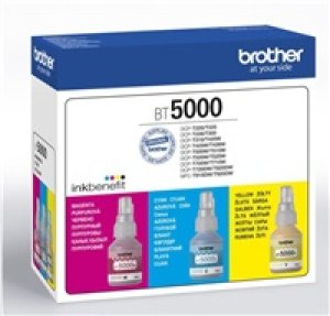 BROTHER INK BT-5000CLVAL cyan+magneta+yellow  T300, T310, T500W, T510W, T700W, T710W, T910 cca 5000