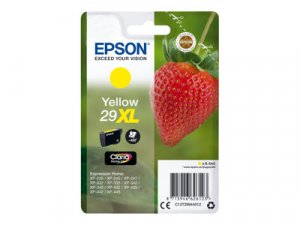 Náplň Epson 29XL, C13T29944022 žlutá blistr s RF / akustickým alarmem