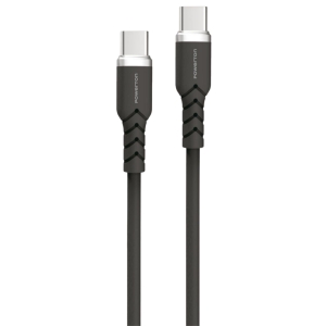 Powerton ENERGY DARK EDITION Kabel USB-C, 100W, 1m, silikonový, černý