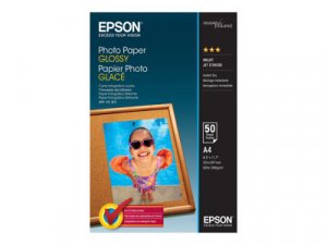 Epson - Lesklý - A4 (210 x 297 mm) - 200 g/m2 - 50 listy fotografický papír - pro EcoTank ET-2850, 2851, 2856, 4850; EcoTank Photo ET-8500; WorkForce Pro WF-C5790