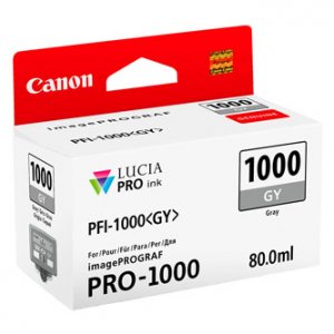 Náplň Canon PFI-1000GY šedá