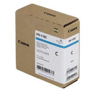 Náplň Canon PFI-110C azurová