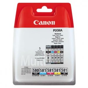 Náplň Canon PGI-580 /CLI-581 BK/CMYK multipack blistr