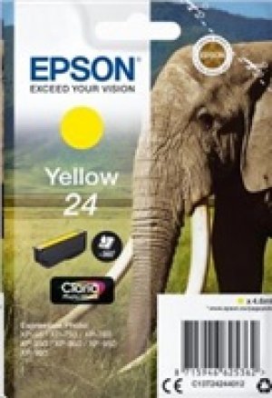 Náplň Epson 24, C13T24244012 žlutá 