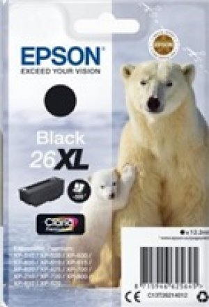 Náplň Epson 26XL, C13T26214012 černá blistr 
