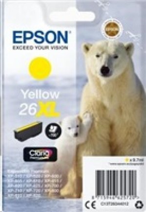 Náplň Epson 26XL, C13T26344012 žlutá blistr 