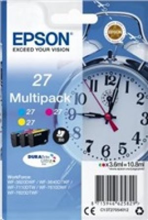 Náplň Epson 27, C13T27054012 CMY 3pack