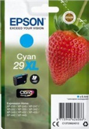 Náplň Epson 29XL, C13T29924012 azurová blistr