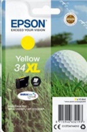 Náplň Epson 34XL, C13T34744010 žlutá blistr