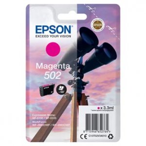 Náplň Epson 502, C13T02V34010 purpurová blistr 