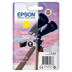 Náplň Epson 502, C13T02V44010 žlutá blistr 