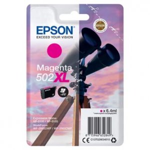 Náplň Epson 502XL, C13T02W34010 purpurová