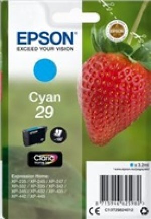 Náplň Epson 29, C13T29824012 azurová