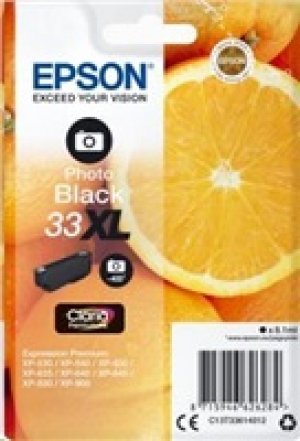Náplň Epson 33XL, C13T33614012 foto černá