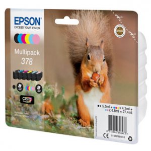 Náplň Epson 378, C13T37884010 6pack blistr 
