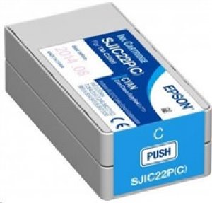 Náplň Epson SJIC22P(C), C33S020602 azurová