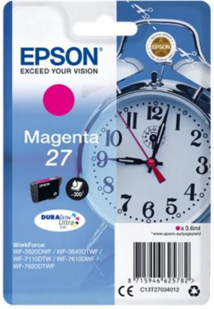 Náplň Epson 27, C13T27034012 purpurová
