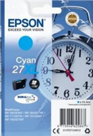 Náplň Epson 27XL, C13T27124012 azurová