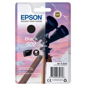 Náplň Epson 502, C13T02V14010 černá