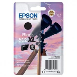 Náplň Epson 502XL, C13T02W14010 černá