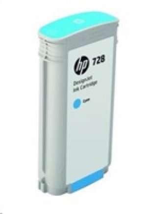 Náplň HP č.728, F9J67A azurová 