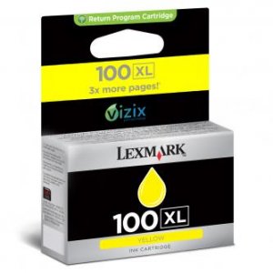 Náplň Lexmark #100XL, 14N1071E žlutá