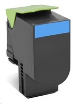 Toner Lexmark 802HC 80C2HC0 azurový