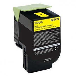 Toner Lexmark 80C20YE žlutý