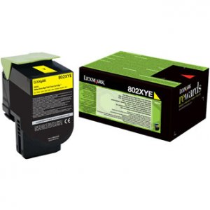 Toner Lexmark 80C2HYE žlutý