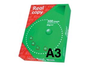 Papír xerografický REAL COPY (A3, 80g, 500listů)
